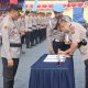 Polres Tanjungbalai Gelar Upacara Sertijab Wakapolres dan Kenaikan Pangkat