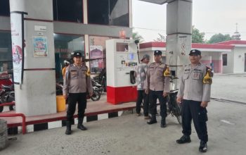 Polres Tanjungbalai Pantau SPBU di Kota Tanjungbalai