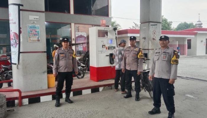Polres Tanjungbalai Pantau SPBU di Kota Tanjungbalai