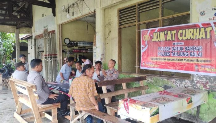 Polsek Datuk Bandar Gelar Jumat Curhat, Tampung Aspirasi Warga