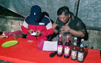 Polsek Dolok Masihul Amankan Miras Tanpa Izin Dari Salah Satu Warung