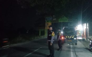 Polsek STR Patroli Malam, Cegah Aktivitas Balap Liar