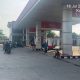 Sat Lantas Polres Tanjung Balai Patroli di Sejumlah SPBU