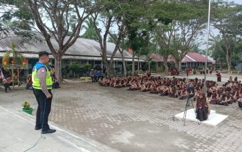 Sat Lantas Polres Tanjungbalai Sambangi Siswa SMA 3