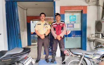 Sat Samapta Polres Tanjung Balai Jamin Keamanan Perbankan Lewat Pengamanan Objek Vital
