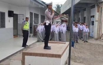 Satlantas Polres Sergai Ajak Pelajar Taat Aturan Berlalu Lintas Demi Cegah Kecelakaan