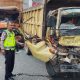 Satlantas Polres Sergai Selidiki Tabrakan Beruntun Tiga Truk di Perbaungan, Sopir Pemicu Kabur dari TKP