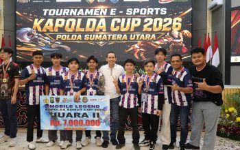 Team GAMA Binaan Polres Sergai Raih Juara II Turnamen Esport Kapolri Cup Tingkat Polda Sumut