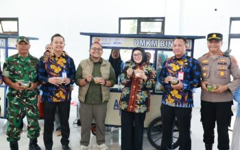 Wabup Intan Simbolis Serahkan Bantuan WUB Perempuan Kepala Keluarga