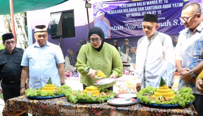 Resmikan Balai Warga, Wabup Intan Ajak Warga Terus Perkuat Kebersamaan dan Persatuan
