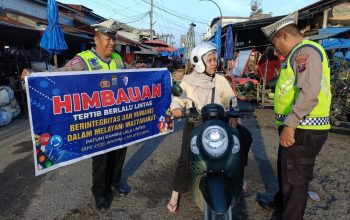 ‘Polantas Menyapa’, Satlantas Polres Tanjungbalai Ajak Pengendara Tertib Berlalu Lintas