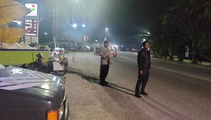 Antisipasi Kejahatan Jalanan dan Balap Liar, Polsek Datuk Bandar Gelar Patroli Malam