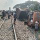 Dump Truk Tertabrak KA Putri Deli di Sergai, Sopir Tewas