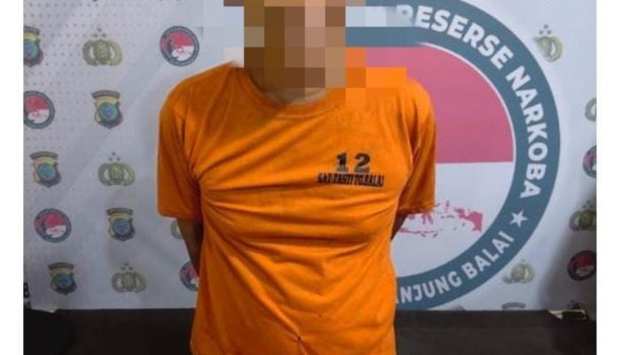 Satresnarkoba Polres Tanjungbalai Tangkap Pengedar Sabu di Jalan Jeruk