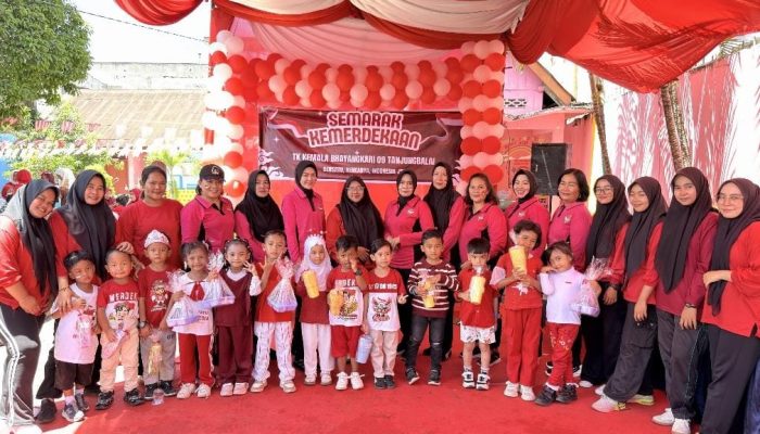Murid TK Kemala Bhayangkari 09 Tanjungbalai Gelar Berbagai Perlombaan