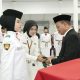 Wali Kota Mahyaruddin Salim Kukuhkan 45 Anggota Paskibraka 2026