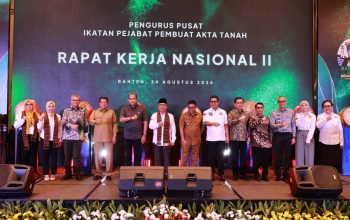 Gubernur dan Bupati Tangerang Hadiri Rakernas Ikatan Pejabat Pembuat Akta Tanah