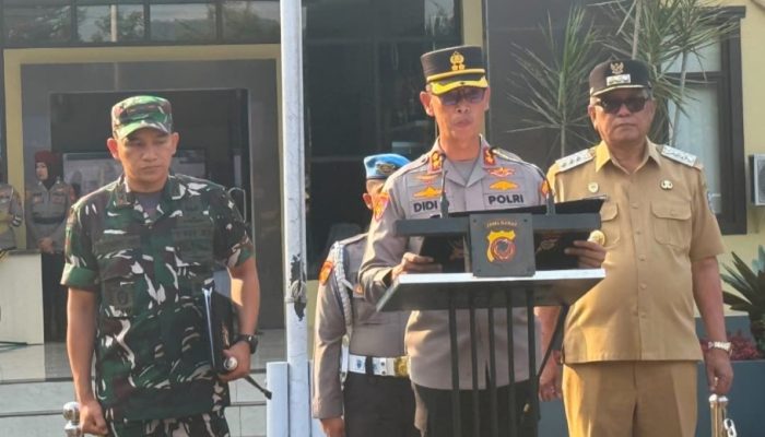 Apel Kebangsaan Jaga Rawat Jawa Barat, Polres Banjar Perkuat Persatuan Lintas Elemen
