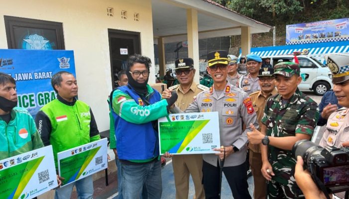 Polres Banjar Perkuat Perlindungan Ojol melalui BPJS Ketenagakerjaan