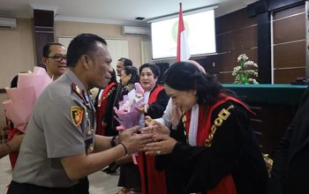 Kapolres Tanjungbalai Hadiri Pelantikan dan Pengambilan Sumpah Jabatan Ketua PN