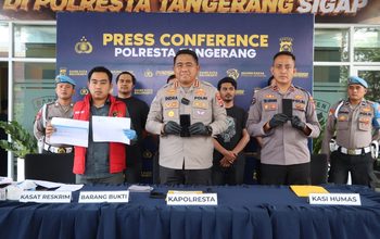 Matel Pemeras Santri di Citra Raya Dibekuk Polisi