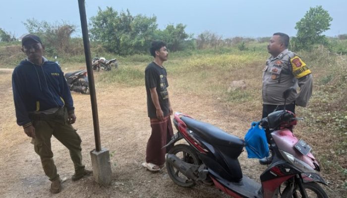 Quick Response Personel Polsek Mauk Cek Lokasi Dugaan Transaksi Obat Daftar G di Sukadiri