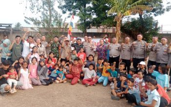 Rayakan HUT RI Ke 81, Polsek Tigaraksa Gelar Lomba Bareng Warga