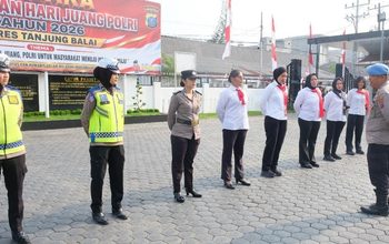 Sipropam Polres Tanjungbalai Gelar Gaktibplin Terhadap Personel Polwan