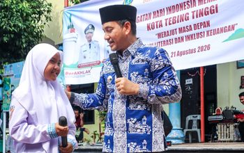 Wali Kota Tebing Tinggi Ajak Pelajar Budayakan Menabung Sejak Dini