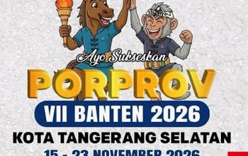 70 Venue PORPROV VII Banten 2026 Sudah Siap, Sarpras dalam Proses Pengadaan