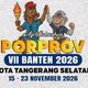 70 Venue PORPROV VII Banten 2026 Sudah Siap, Sarpras dalam Proses Pengadaan