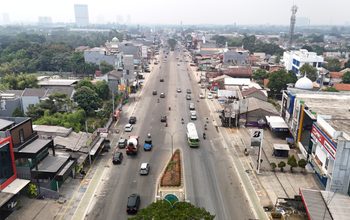 Dinas SDABMBK Tangsel Bangun Median dan Dua U-Turn di Jalan Rawa Buntu Sesuai Kajian Dishub