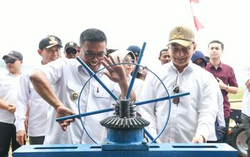 Gubernur Andra Soni Resmikan Tujuh Daerah Irigas