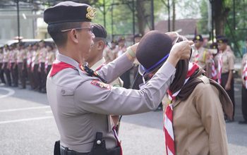 Kapolres Banjar Buka Diklatsar Saka Bhayangkara Angkatan XIX, Bekali Generasi Muda Keterampilan Kamtibmas
