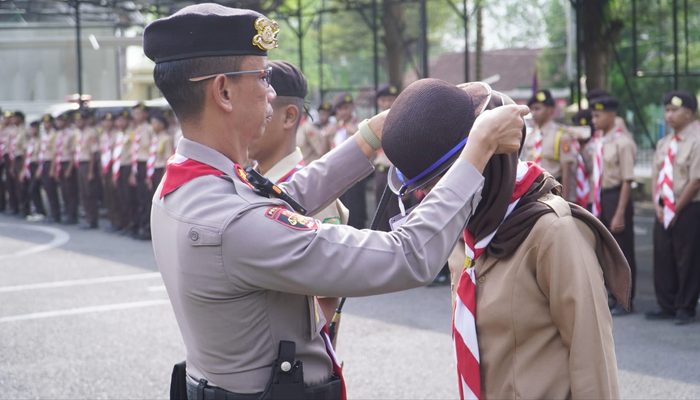 Kapolres Banjar Buka Diklatsar Saka Bhayangkara Angkatan XIX, Bekali Generasi Muda Keterampilan Kamtibmas