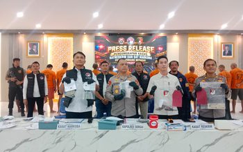 Polres Sergai Ungkap 22 Kasus Narkoba dan 5 Kasus Kriminal, 27 Tersangka Diamankan