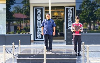 Polres Tanjungbalai Gelar Apel Pagi, Atensi Kasus Pencurian dan Stabilitas Harga Bahan Pokok