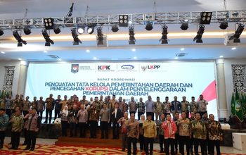 Wali Kota Tanjungbalai Tandatangani Komitmen BersamaRakor Penguatan Tata Kelola Pemerintahan Daerah