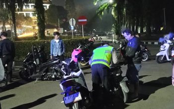 Cegah Balap Liar di Kawasan Pusmpemkab, Satlantas Polresta Tangerang Amankan Empat Motor