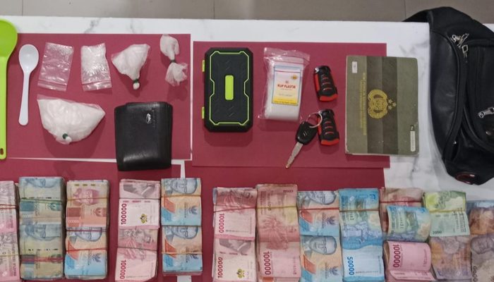 Bandar Sabu di Batu Bara Dibekuk, Polisi Sita 111 Gram Sabu, Uang Rp127 Juta dan Mobil