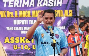 Buka Asskat League 2026, Bupati Tangerang: Jadi Ajang Bidik Bibit Muda