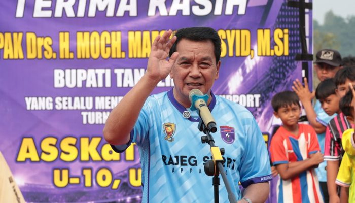 Buka Asskat League 2026, Bupati Tangerang: Jadi Ajang Bidik Bibit Muda