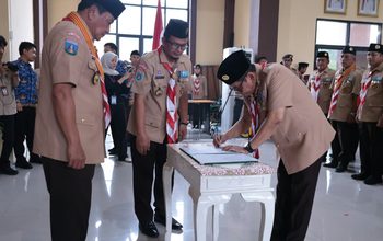 Bupati Tangerang Lantik H Iwan Firmansyah Menjadi Ketua Kwarcab Pramuka