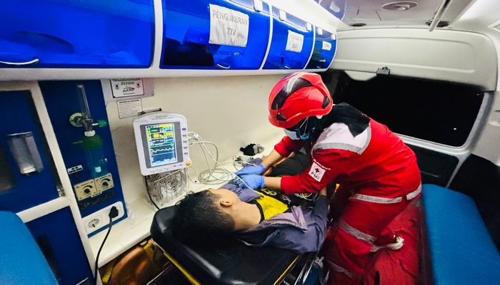 Gerak Cepat! PMI Kota Tangsel Bantu Penanganan Korban Terdampak Peristiwa di Ruko Pasar Cimanggis