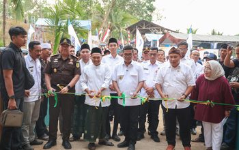 Jembatan Leuwi Kukuk Dibangun Swadaya, Gubernur Banten Apresiasi Gotong Royong Warga