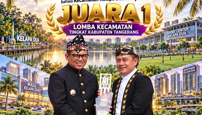 Kado HUT Ke-394, Kelapa Dua Raih Juara 1 Kecamatan Tingkat Kab Tangerang