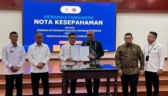 PWI-Lemhannas Teken MoU untuk Menjaga Ketahanan Nasional
