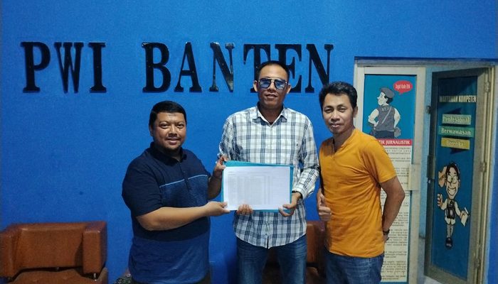 PWI Provinsi Banten Telah Terima Berkas Verifikasi Keanggotaan PWI Kota Tangsel