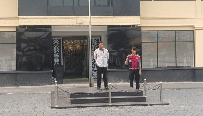 Polres Tanjungbalai Gelar Apel Pagi, Tekankan Pelayanan Humanis
