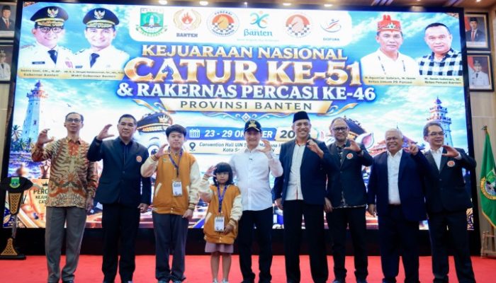 Provinsi Banten Tuan Rumah Kejurnas Catur 2026, Diikuti 963 Peserta dari 32 Provinsi
